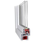 Aluplast PVC prozor dvokrilni 120x60 cena Aluplast prodaja Novi Sad Beograd Srbija - profil IDEAL 4000 Classicline