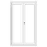 Aluplast balkonska PVC vrata dvokrilna 140x220 cena prodaja Novi Sad Beograd Srbija