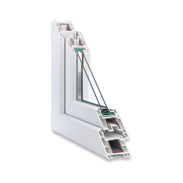 Rehau PVC prozor jednokrilni 80x80 cena Rehau prodaja Novi Sad Beograd Srbija - profil